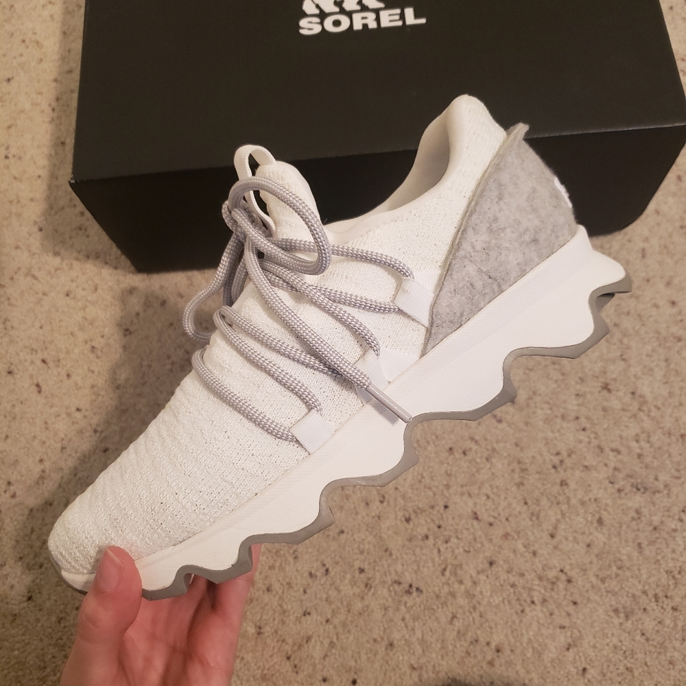 Sorel White Kinetic Lace Sneaker